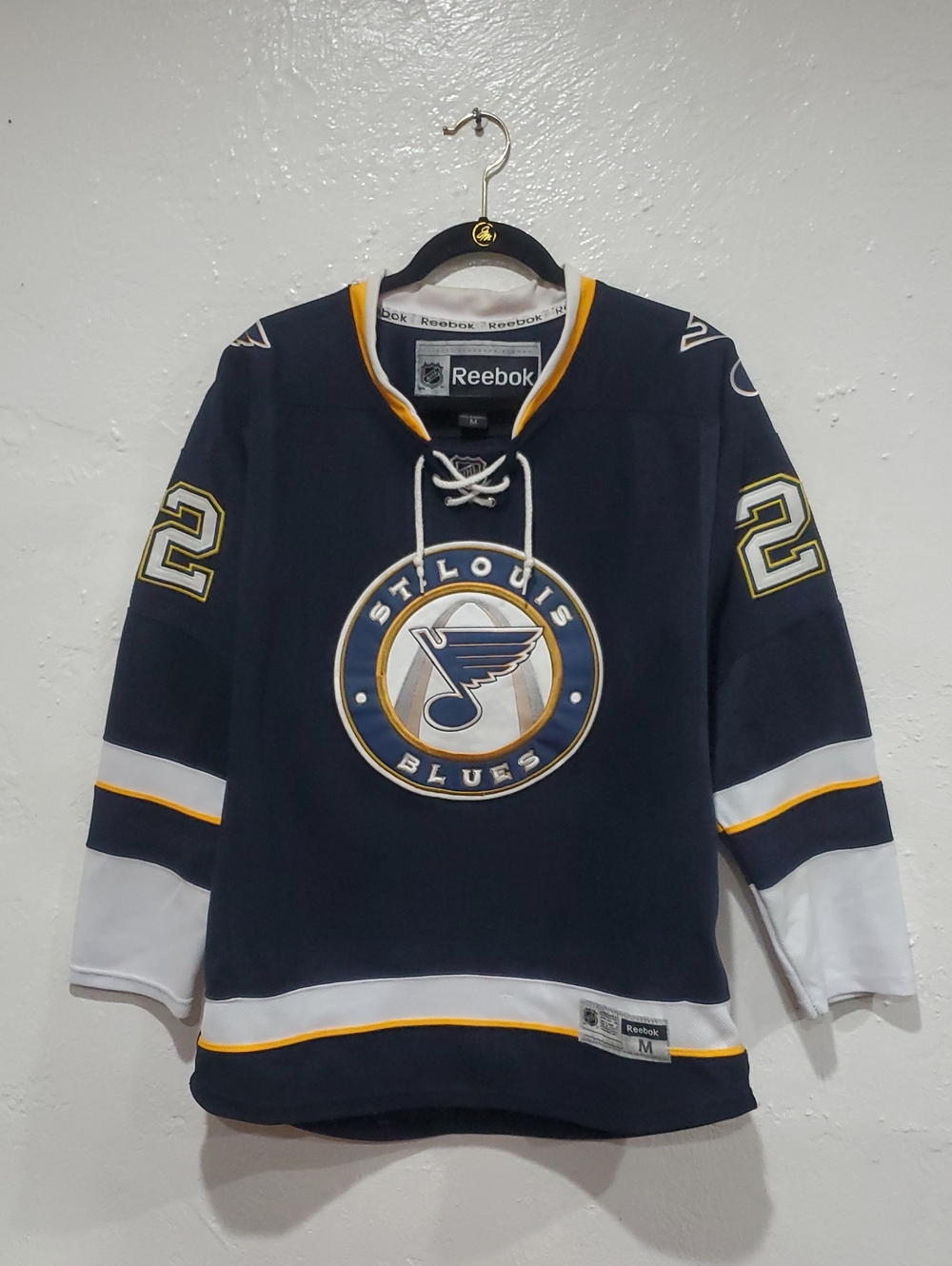 Reebok NHL St. Louis Blues 22 Shattenkirk Hockey Jersey Size M